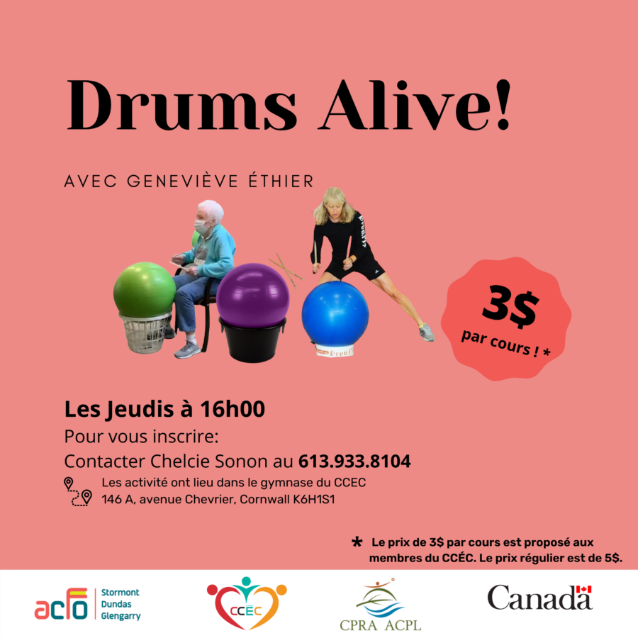 Drums Alive, le sport qui allie plaisir et activité physique ! ACFOSDG